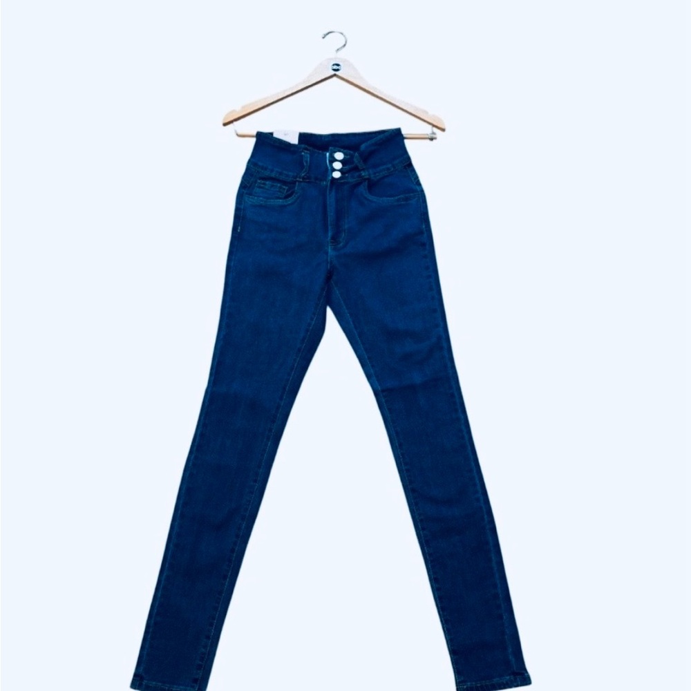 Y2K Movie and TV Clothes size 3/4 NWT  womens indigo BLUE DENIM JEANS